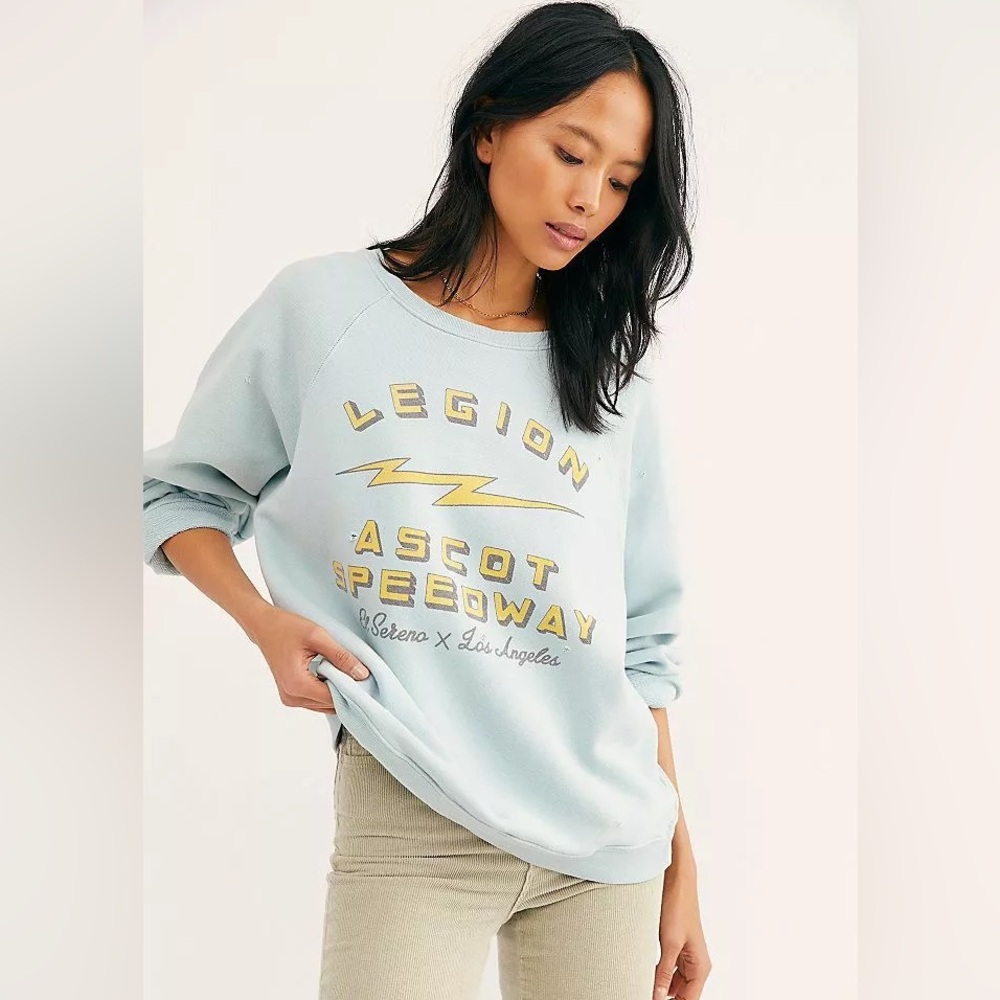 Original Retro Brand Free People Legion Racetrack Crewneck
